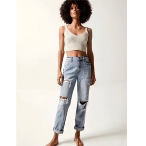 Pistola Presley High Rise Relaxed Roller Denim Jeans in Los Feliz Size 29